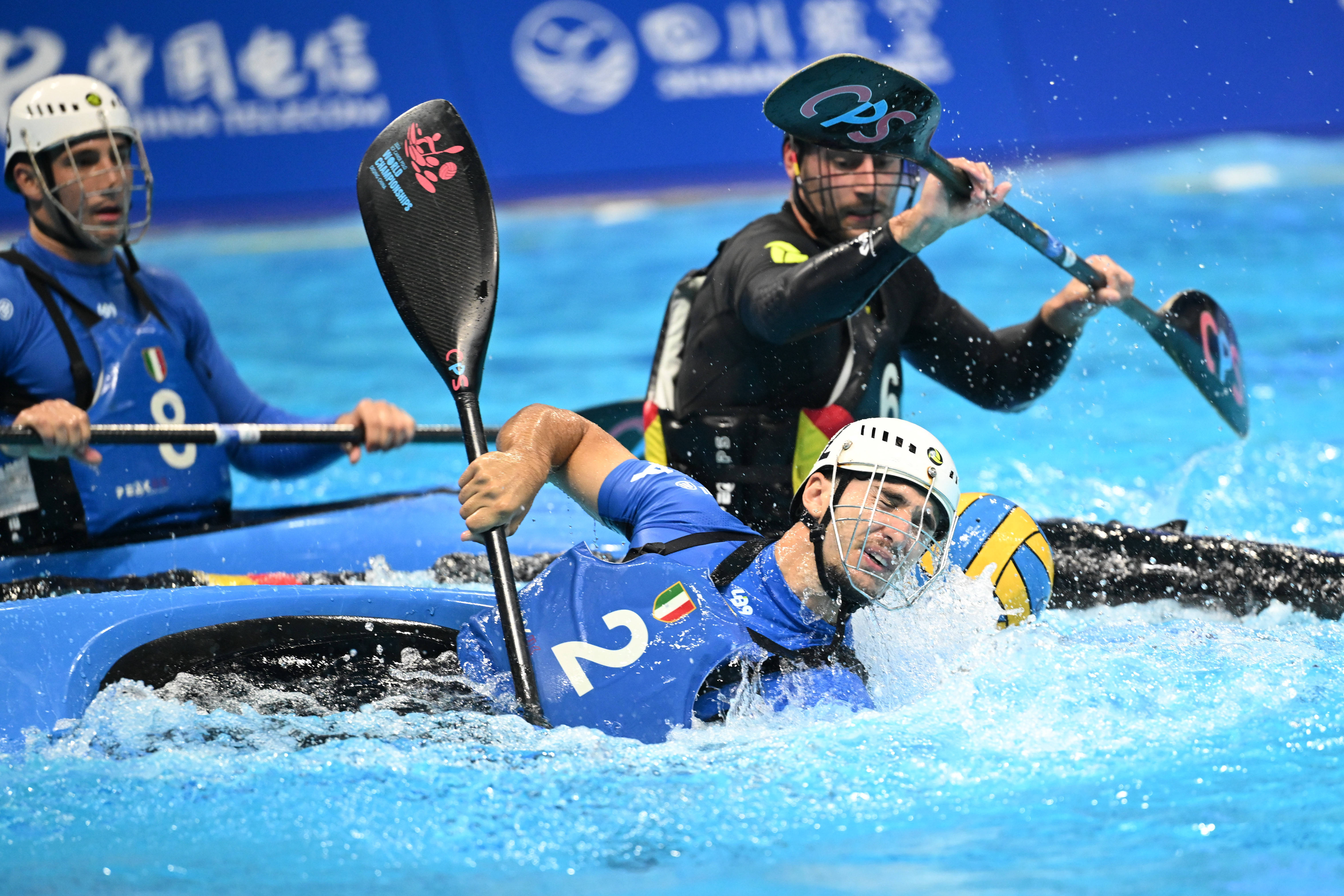 （成都世运会）皮艇球——男子决赛：德国队夺冠