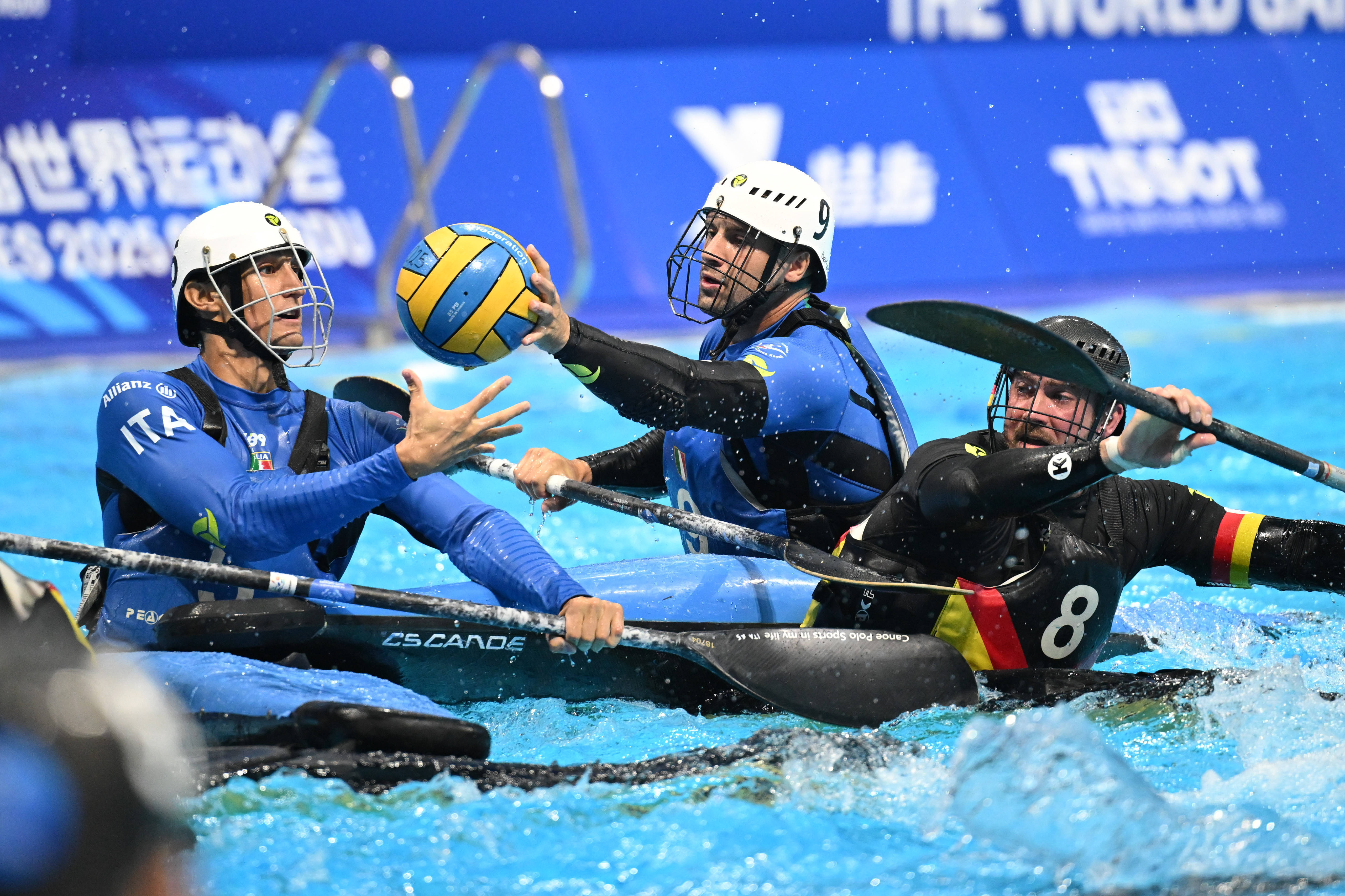 （成都世运会）皮艇球——男子决赛：德国队夺冠