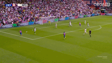 半场-水晶宫1-0领先诺丁汉森林 伊斯梅拉-萨尔破门格伊中柱