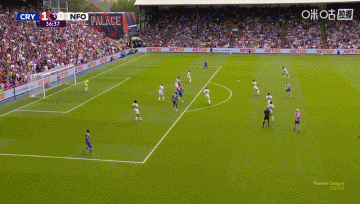 半场-水晶宫1-0领先诺丁汉森林 伊斯梅拉-萨尔破门格伊中柱