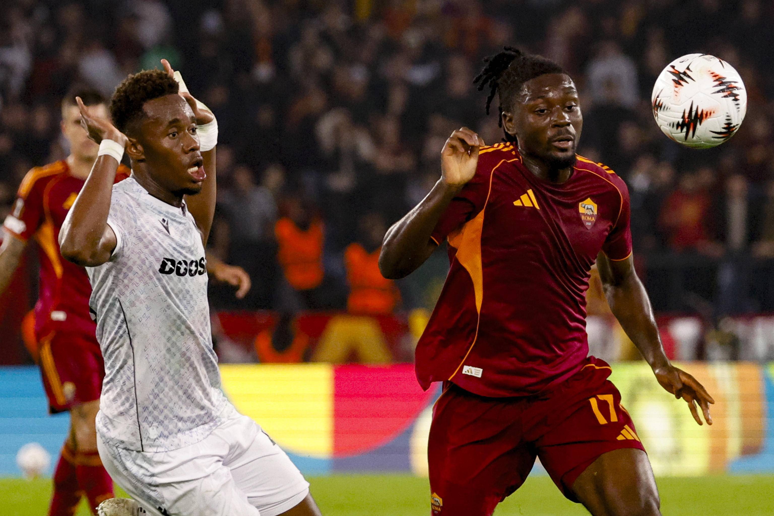 （外代二线）足球——欧罗巴联赛：比尔森胜利胜罗马